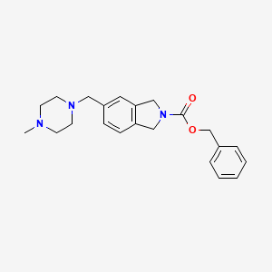 5-(4-Methyl-piperazin-1-ylmethyl)-1,3-dihydro-isoindole-2-carboxylic acid benzyl ester