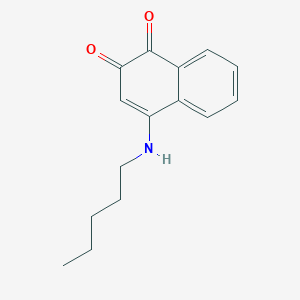 4-(Pentylamino)naphthalene-1,2-dione