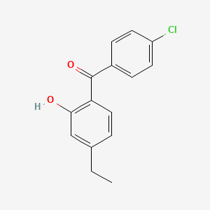 (4-Chlorophenyl)(4-ethyl-2-hydroxyphenyl)methanone