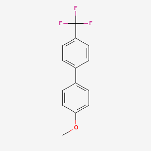 molecular formula C14H11F3O B8609547 4-Methoxy-4'-trifluoromethyl-biphenyl CAS No. 10355-12-1