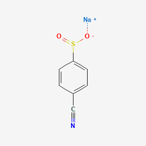 molecular formula C7H4NNaO2S B8609557 Sodium 4-cyanobenzenesulfinate 