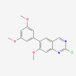 2-Chloro-6-(3,5-dimethoxyphenyl)-7-methoxyquinazoline