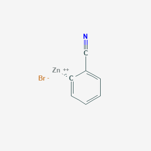 molecular formula C7H4BrNZn B8609693 Bromo(2-cyanophenyl)ZINC 