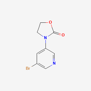 3-(5-Bromopyridin-3-yl)oxazolidin-2-one