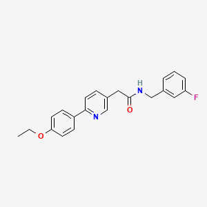 2-[6-(4-Ethoxy-phenyl)-pyridin-3-yl]-N-(3-fluoro-benzyl)-acetamide
