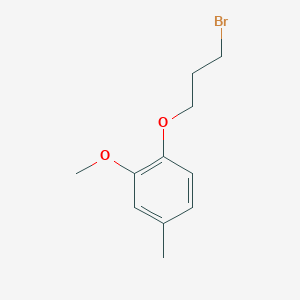 1-(3-Bromo-propoxy)-2-methoxy-4-methyl-benzene