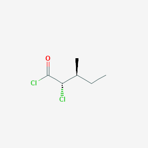 molecular formula C6H10Cl2O B8609841 (2S,3S)-2-chloro-3-methylpentanoylchloride 