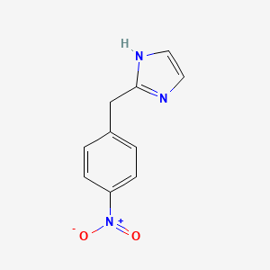 molecular formula C10H9N3O2 B8609859 2-(4-Nitro-benzyl)-1H-imidazole CAS No. 783278-00-2