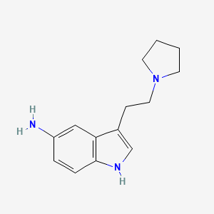 3-(2-Pyrrolidin-1-ylethyl)-1h-indol-5-ylamine