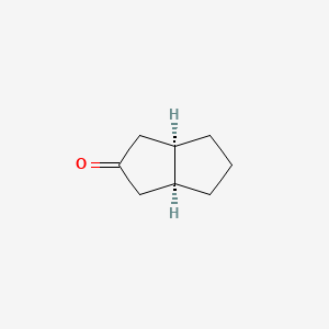 molecular formula C8H12O B8609913 (3aS,6aR)-Octahydropentalene-2-one 