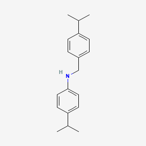 molecular formula C19H25N B8609921 (4-Isopropylbenzyl)(4-isopropylphenyl)amine CAS No. 400858-40-4