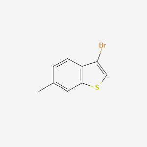 molecular formula C9H7BrS B8609944 3-Bromo-6-methylbenzo[b]thiophene 