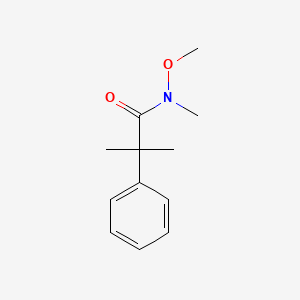 N-Methoxy-N-methyl-2-phenyl-isobutyramide