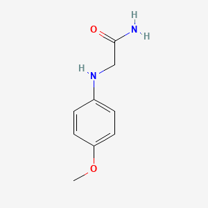 molecular formula C9H12N2O2 B8610147 p-Methoxyphenyl glycinamide 