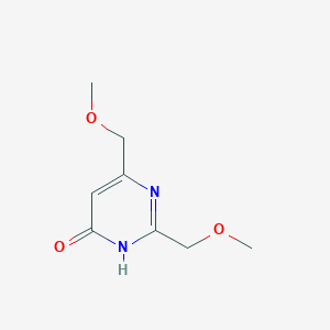 2,6-Bis(methoxymethyl)pyrimidine-4-ol