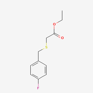 Ethyl 2-(4-fluorobenzylthio)acetate