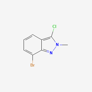 7-bromo-3-chloro-2-methyl-2H-indazole