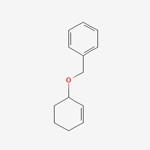 molecular formula C13H16O B8610225 ((Cyclohex-2-enyloxy)methyl)benzene CAS No. 32700-48-4