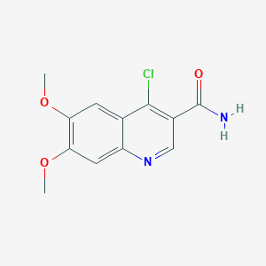 4-Chloro-6,7-dimethoxyquinoline-3-carboxamide