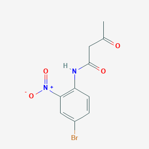 N-(4-bromo-2-nitrophenyl)-3-oxobutanamide