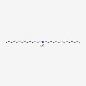 molecular formula C28H59NO B8610383 N,N-ditetradecylhydroxylamine CAS No. 119588-89-5