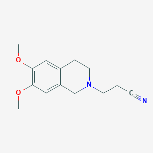 2-(2-Cyanoethyl)-1,2,3,4-tetrahydro-6,7-dimethoxyisoquinoline