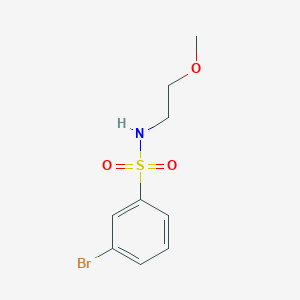 3-bromo-N-(2-methoxyethyl)benzene sulfonamide
