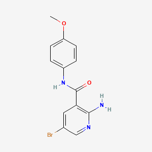2-amino-5-bromo-N-(4-methoxyphenyl)pyridine-3-carboxamide