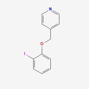 4-[(2-Iodophenoxy)methyl]pyridine