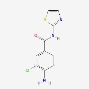 4-Amino-3-chloro-N-thiazol-2-yl-benzamide