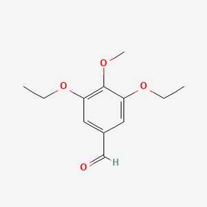molecular formula C12H16O4 B8610609 3,5-diethoxy-4-methoxybenzaldehyde 