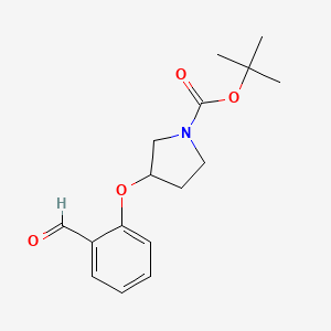 Tert-butyl 3-(2-formylphenoxy)pyrrolidine-1-carboxylate