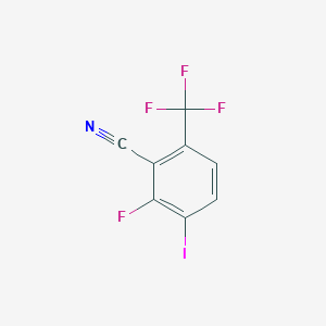 2-Fluoro-3-iodo-6-trifluoromethylbenzonitrile