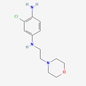 3-chloro-N1-(2-morpholinoethyl)benzene-1,4-diamine
