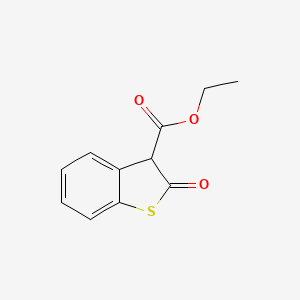 molecular formula C11H10O3S B8610662 Ethyl 2-oxo-2,3-dihydro-1-benzothiophene-3-carboxylate CAS No. 65141-30-2