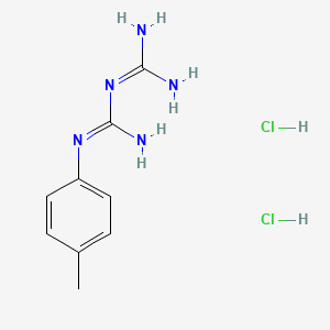 molecular formula C9H15Cl2N5 B8610691 1-(p-Tolyl)biguanide dihydrochloride 