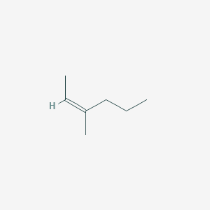 molecular formula C7H14 B086107 (Z)-3-Methyl-2-hexene CAS No. 10574-36-4