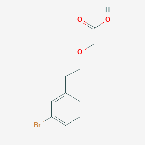 2-[2-(3-Bromophenyl)ethoxy]acetic acid