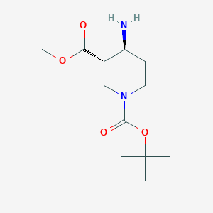 (3S,4S)-1-tert-butyl 3-methyl 4-aminopiperidine-1,3-dicarboxylate