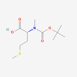 molecular formula C11H21NO4S B8610728 Boc-N-Me-D-Met-OH 