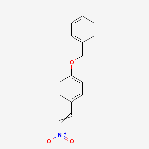 molecular formula C15H13NO3 B8610751 (E)-1-(Benzyloxy)-4-(2-nitrovinyl)benzene 