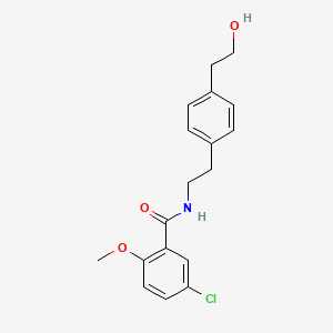 5-Chloro-N-{2-[4-(2-hydroxyethyl)phenyl]ethyl}-2-methoxybenzamide