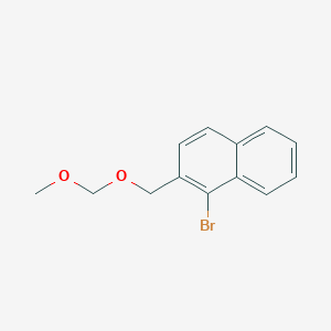 molecular formula C13H13BrO2 B8610777 1-Bromo-2-(methoxymethoxymethyl)naphthalene 