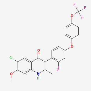 molecular formula C24H16ClF4NO4 B8610819 P4Q-391 