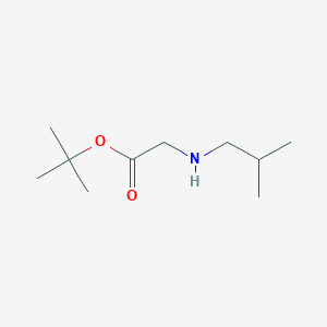 molecular formula C10H21NO2 B8610820 Tert-butyl 2-(isobutylamino)acetate 