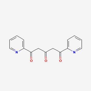 molecular formula C15H12N2O3 B8610867 1,5-Bis(2-pyridinyl)pentane-1,3,5-trione CAS No. 128143-87-3