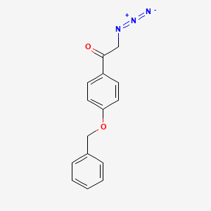 2-Azido-1-[4-(benzyloxy)phenyl]ethan-1-one