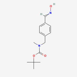 tert-Butyl N-[[4-[hydroxyiminomethyl]phenyl]methyl]-N-methyl-carbamate