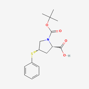 (cis)-1-[(1,1-Dimethylethoxy)carbonyl]-4-(phenylthio)-L-proline