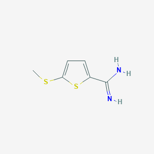 5-Methylsulfanyl-thiophene-2-carboxamidine